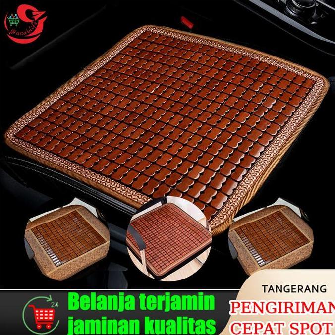 Alas Mobil Bambu Anti Panas Sofa Kursi Alas Duduk Kursi Tikar Bambu