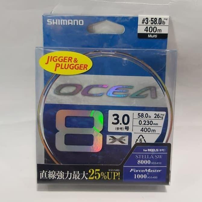Senar PE SHIMANO OCEA X8 Pe 3.0 400m Original