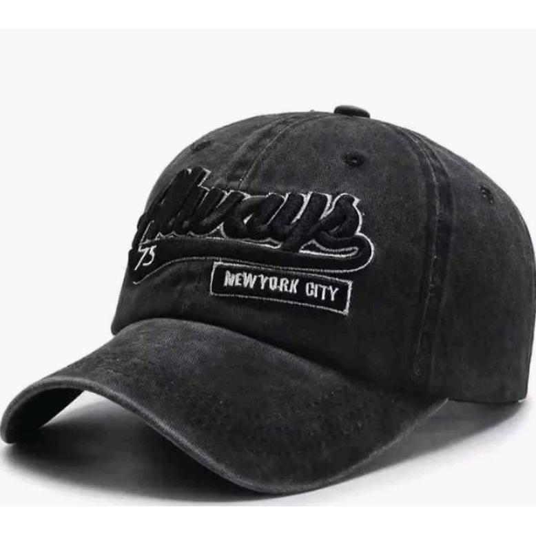 ORIGINAL topi baseball NEWYORK EST 162 Distro Casual Sport Pria Dan Wanita - Topi Baseball Motif Den