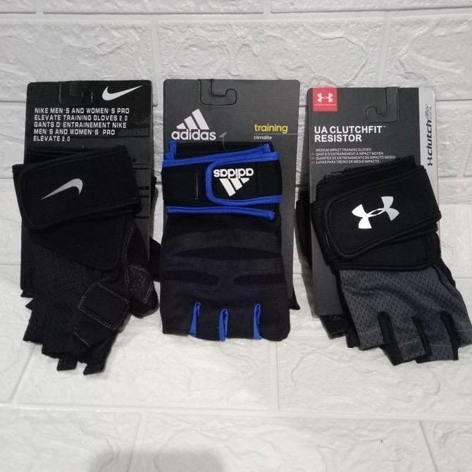 NEW SARUNG TANGAN GYM FITNESS UNDER ARMOUR ORI
