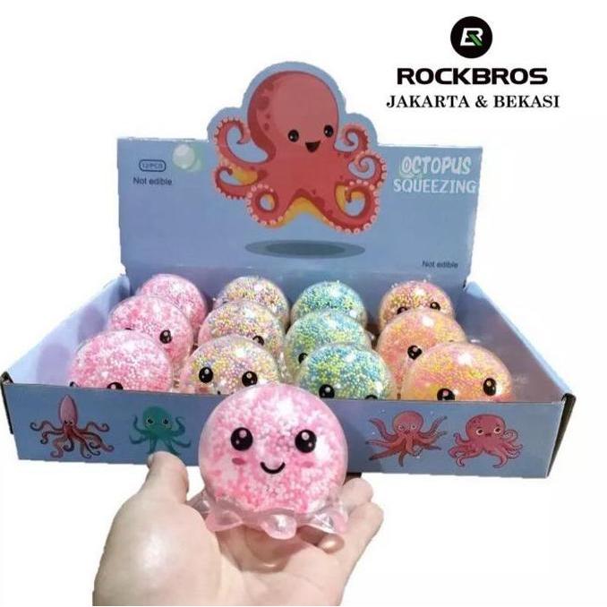 Squishy Octopus Squeeze Gurita Fidget Toy Anti Stress New Viral Pop It