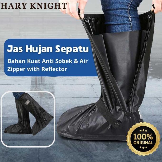 NEW JAS HUJAN SEPATU PELINDUNG SEPATU ANTI AIR BAHAN PREMIUM TEBAL ORI