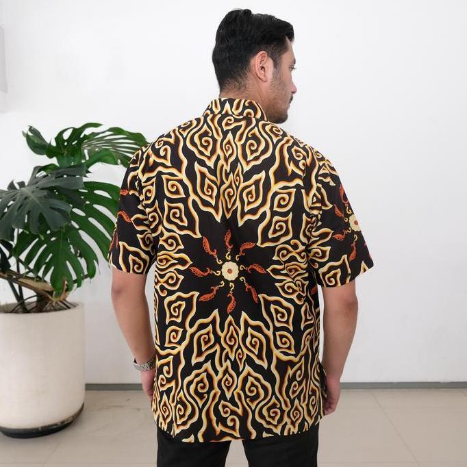 BATIK TRUSMI Hem batik lengan pendek mendung telor ceplok ridwan kamil