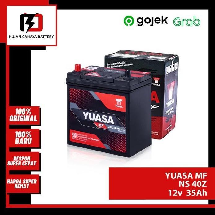 Aki Mobil YUASA MF NS40Z / NS-40-Z / NS 40 Z - Aki TOYOTA AGYA TRD