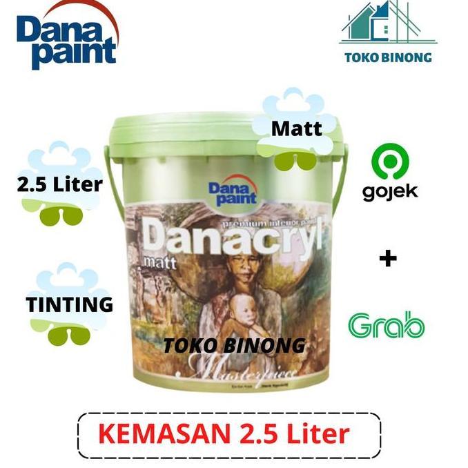 Cat Tembok Interior Tinting Dana Paint Danacryl Matt 2.5 Liter