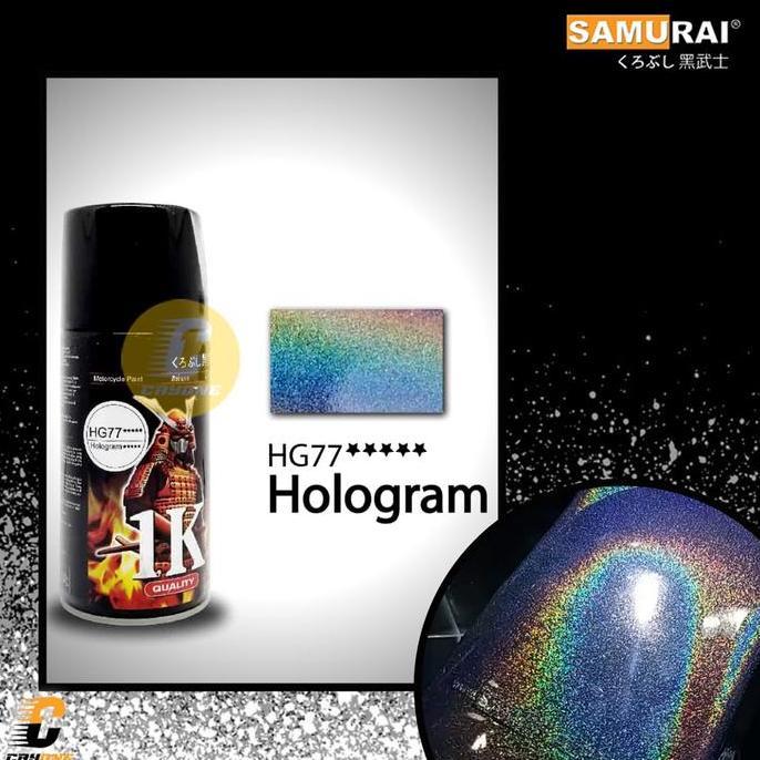 Samurai Paint Hologram HG77 (5 Stars) 300 mL - Cat Pelangi Hologram