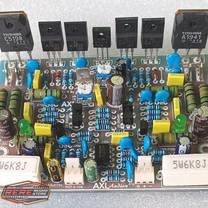 Best Seller Kit Driver Axl Audion Power Amplifier Pcb Fiber Fr4 Komponen Original
