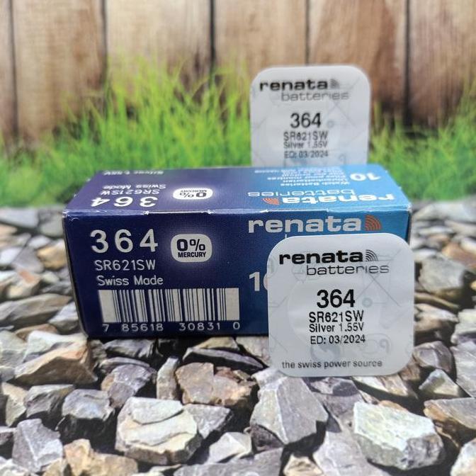 Baterai Jam Tangan Edifice EF-305 EF-305D Renata 364 SR621SW Original