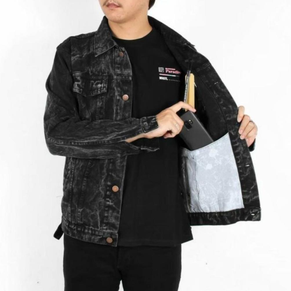 GARANSI Jaket Jeans Jaket Denim Pria Original Import Big Size M - 6XL Pria Cowo Premium