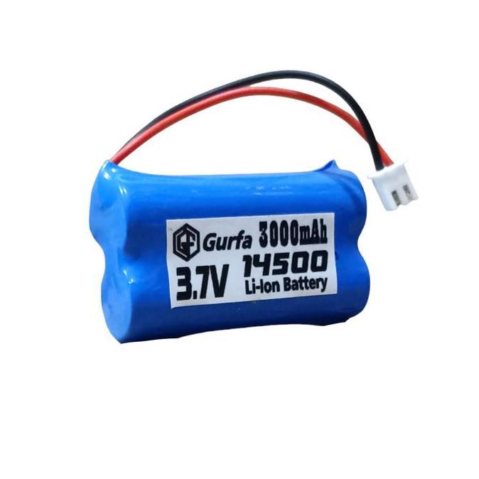 Baterai Speaker Dan Alat Elektronik Lainnya  2X 14500 3000mAh 3,7v Konektor JST XH