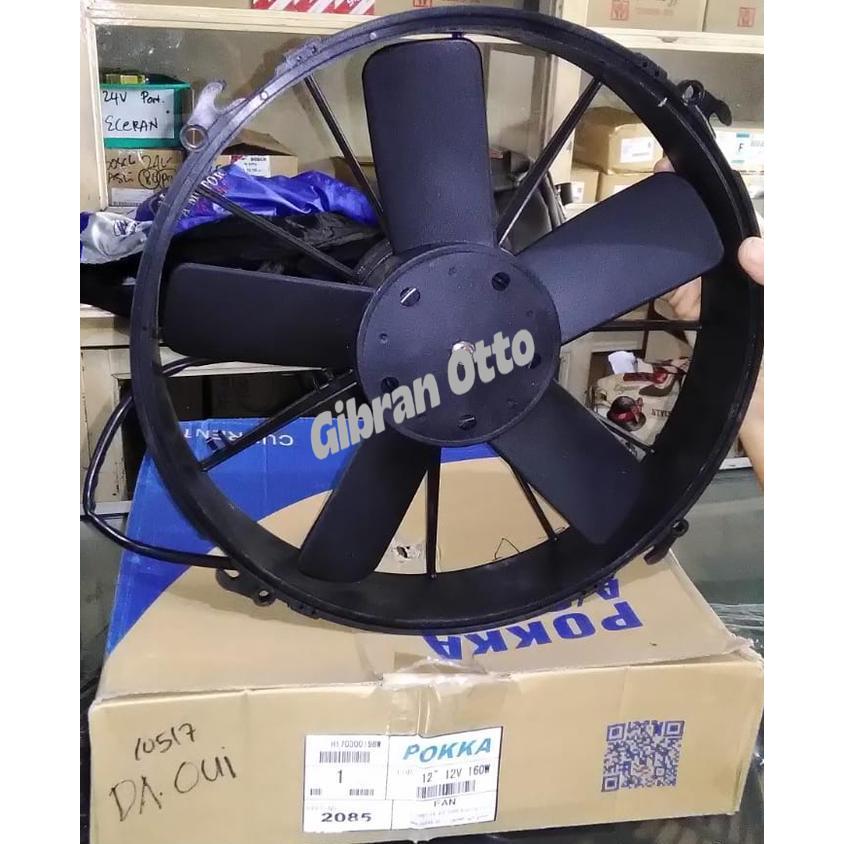 SPAREPART MOBIL EXTRAFAN EXTRA FAN AC MOBIL BUS 12" 12V POKKA READY STOCK