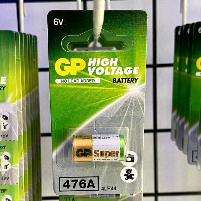 Baterai GP Super 476A 4LR44 6V 4AG13 A544 4034PX WC4LR44 Battery Alkaline Flash Trigger Trasnmiter R
