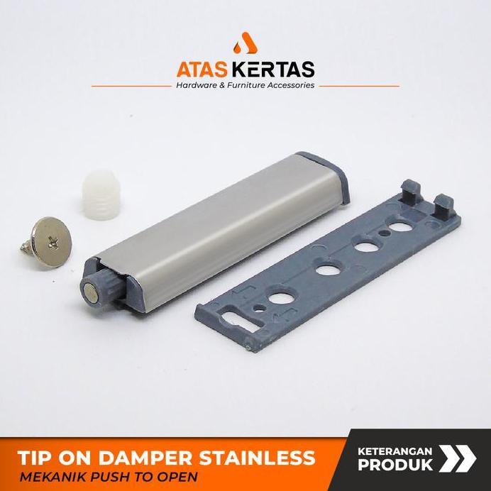 push on pintu lemari / tip on push to open magnet / tip on push open stainless