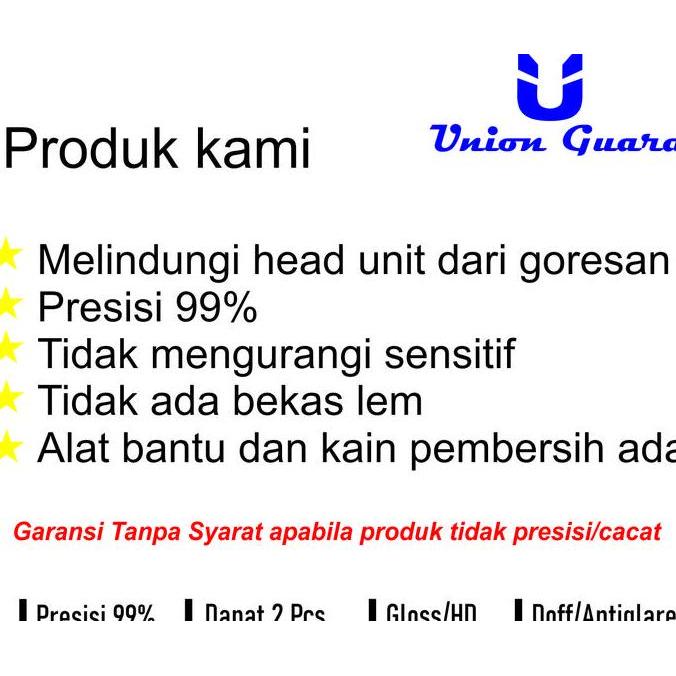 Anti Gores Head Unit Avanza G 2020