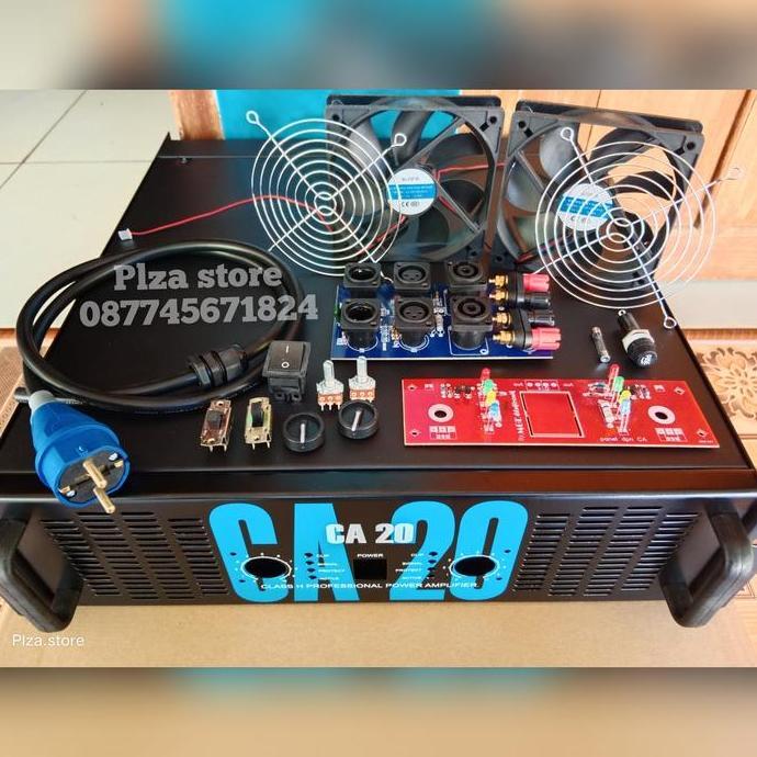 Kualitas Terjamin Box Power Amplifier Tipe Ca20 Lengkap Aksesoris Bok Power Ca20 3U