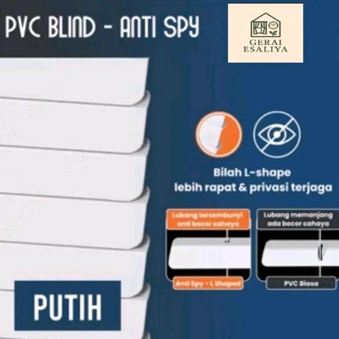 Promo Tirai Jendela Gorden Jendela Pvc Venetian Blind Kerei Jendela Tirai Gulung 40X180 60X180 Tirai