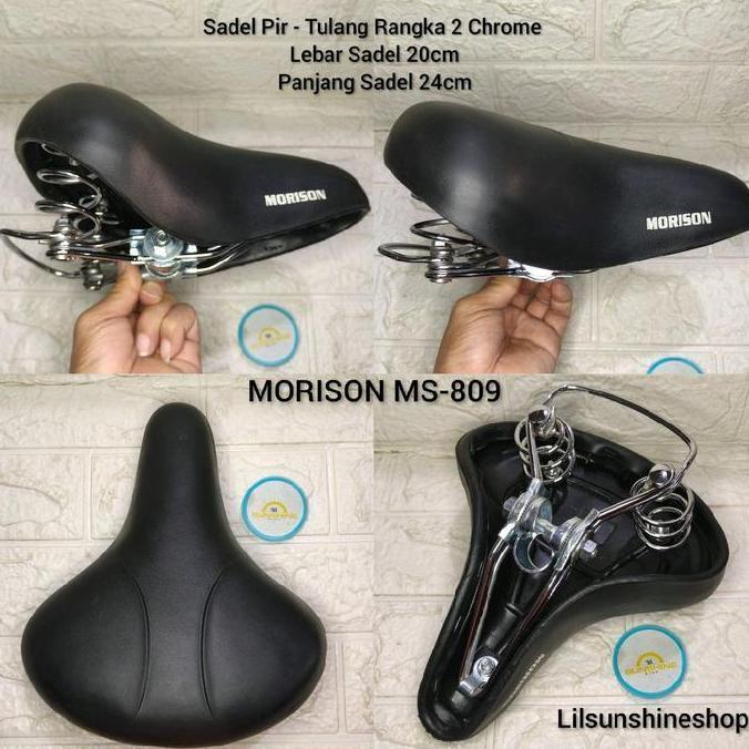Sadel Pir Jok Per Pegas Sepeda MORISON MS809 Bicycle Saddle Mini CTB CityBike 20 24 26 Cover Karet T