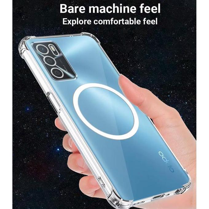 Case  untuk Oppo A16 MAGSAFE Wireless Magnetic Anti CRACK KORI Bumper Magnetic Clear Softcase