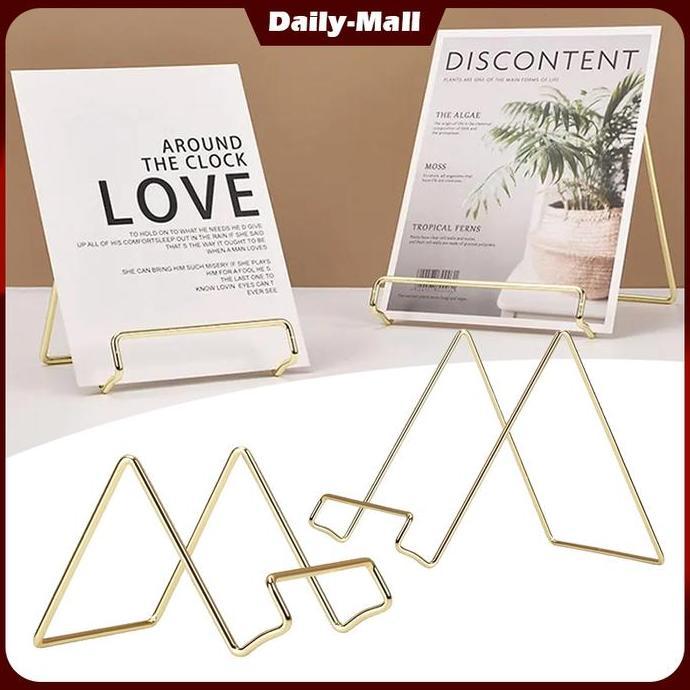 LEONAB Stand Foto Penyangga Handphone Stand Display Piring Phoframe Stand