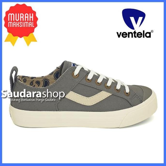 Sepatu Ventela Reborn Low Grey / Ventela Reborn Grey LC / Reborn Casual Shoes