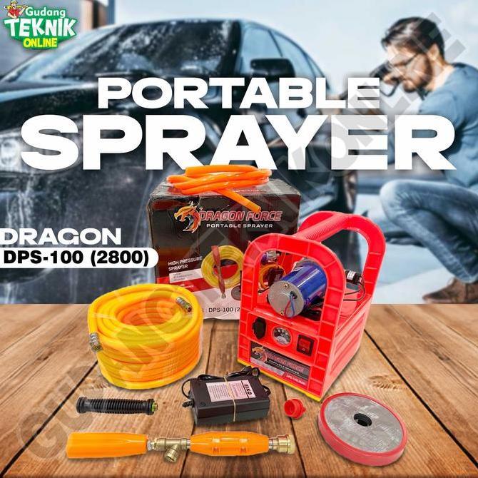 WALMERA Alat Portable Sprayer DRAGON FORCE DPS100 DPS100(2800) / Mesin Stim Cuci Motor Mobil Siram T