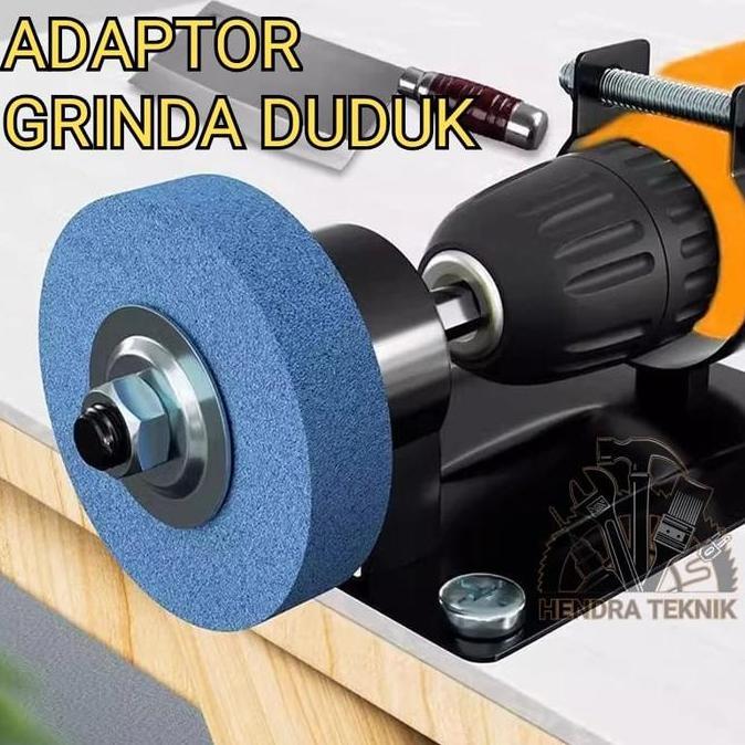 ZORRA8 ADAPTOR BOR - GRINDA DUDUK ADAPTER KONVERTER MESIN BOR JADI GURINDA DUDUK 3 inci KONEKTOR ARB