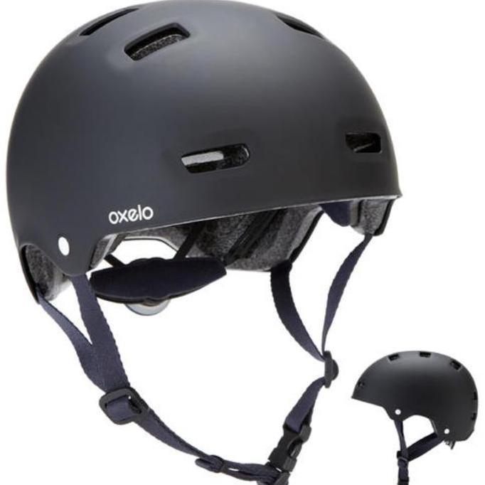 Helm oxelo inline skate skateboarding skuter helm sepeda helm bmx