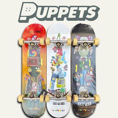 Puppets skateboard fullset pro grade TV television series