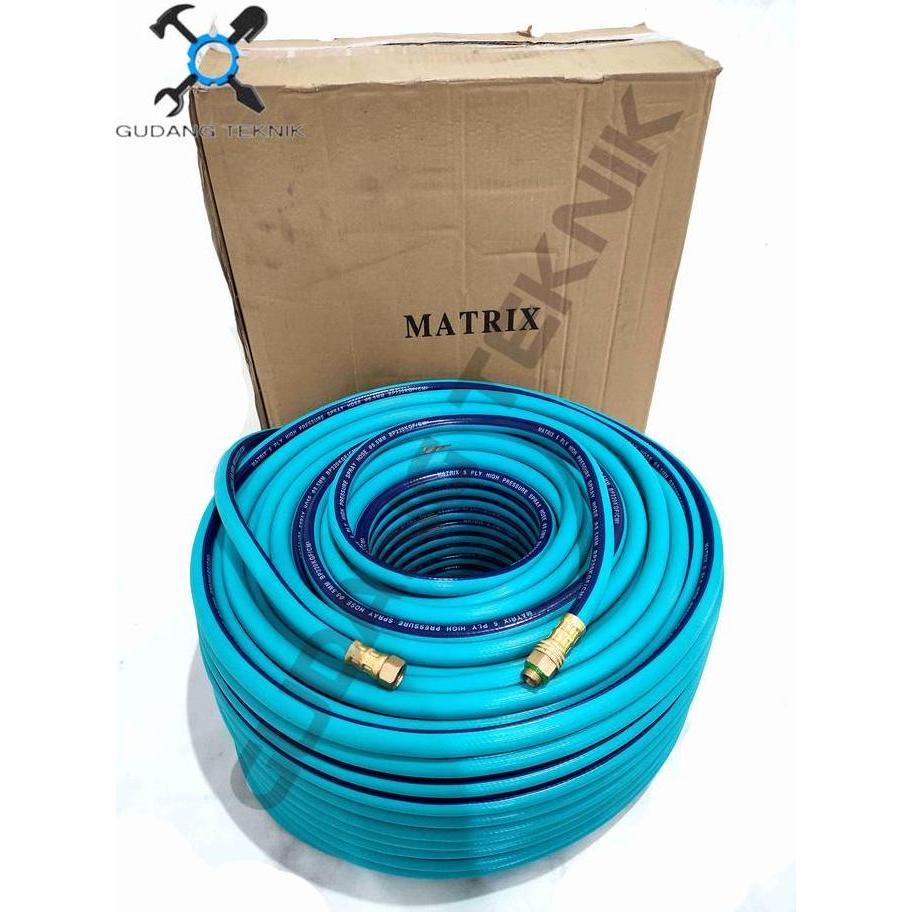 WALMERA Selang Angin Kompresor 100 Meter 8.5mm SUMURA MATRIX High Pressure 5PLY / Selang Kompresor U
