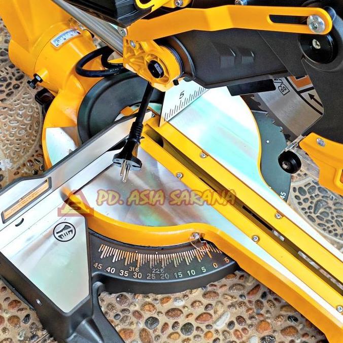 LEBOU Sliding Mitre Saw 12" INGCO BM2S24007 Mesin Miter Saw Potong Aluminium