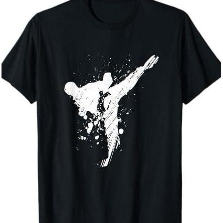 New BAJU TAEKWONDO BAJU KARATE KAOS TAEKWONDO KARATE SABUK HITAM BAJU KICK TAEKWONDO TSHIRT TAEKWOND