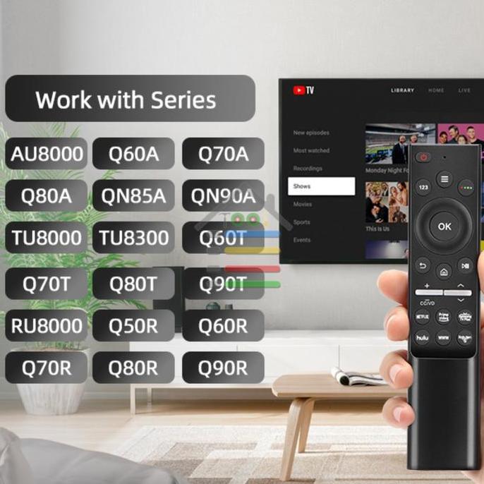 DELLINE REMOTE TV SAMSUNWOSMART ANDROID SMART 4K CRYSTAL TV 32 - 55 INCH