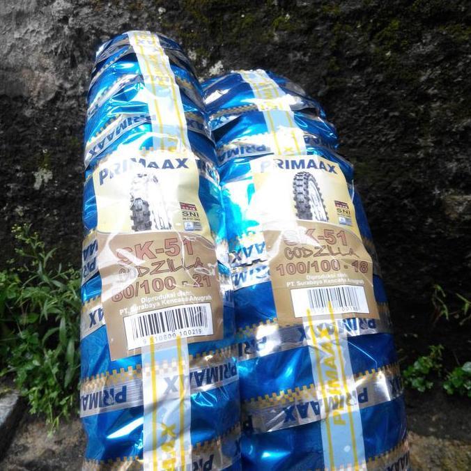 Ban Trail Primax Godzilla 21 18 100 100 - Depan Belakang KLX Dtracker
