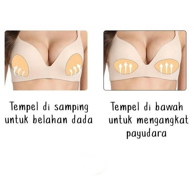 Promo Bikini Push-Up Pad Bra Pads Magic Sponge Breast Pad Volume Up Invisible Boobs Waterproof Cod