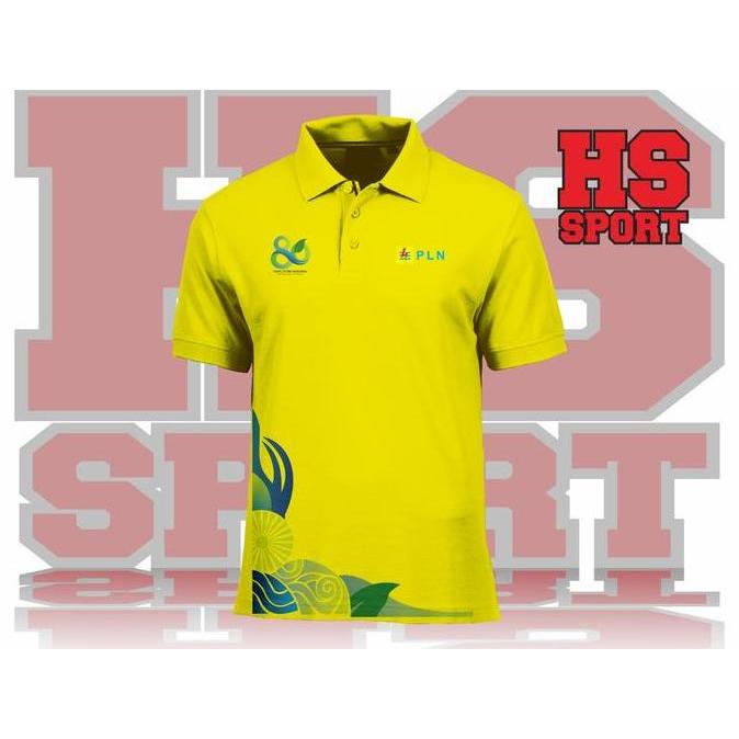 New POLO PLN  - BAJU PLN - BAJU ULTAH KE 80THN BUMN HARI LISTRIK NASIONAL - BAJU KERAH PLN - BAJU KA