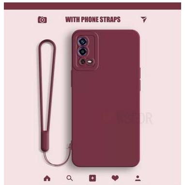 Case  untuk Oppo A55 Baby Skin FREE tali Silicone Candy Dove Macaron Pro