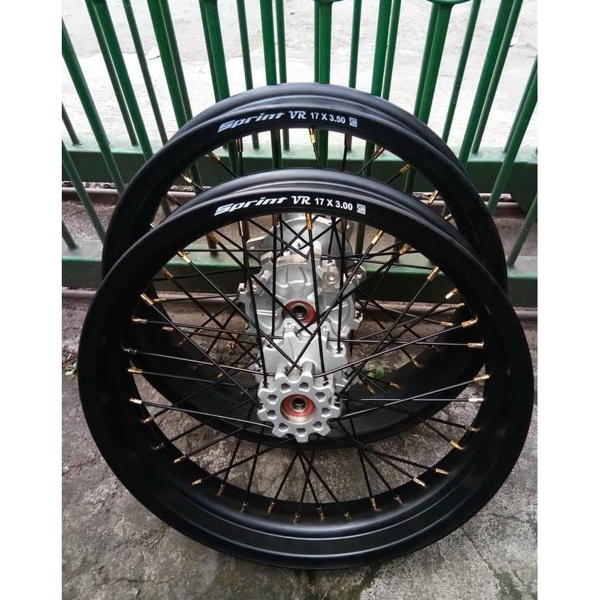 Velg Set Supermoto 17 250 & 300 CRF 150 L - Velk Depan Belakang