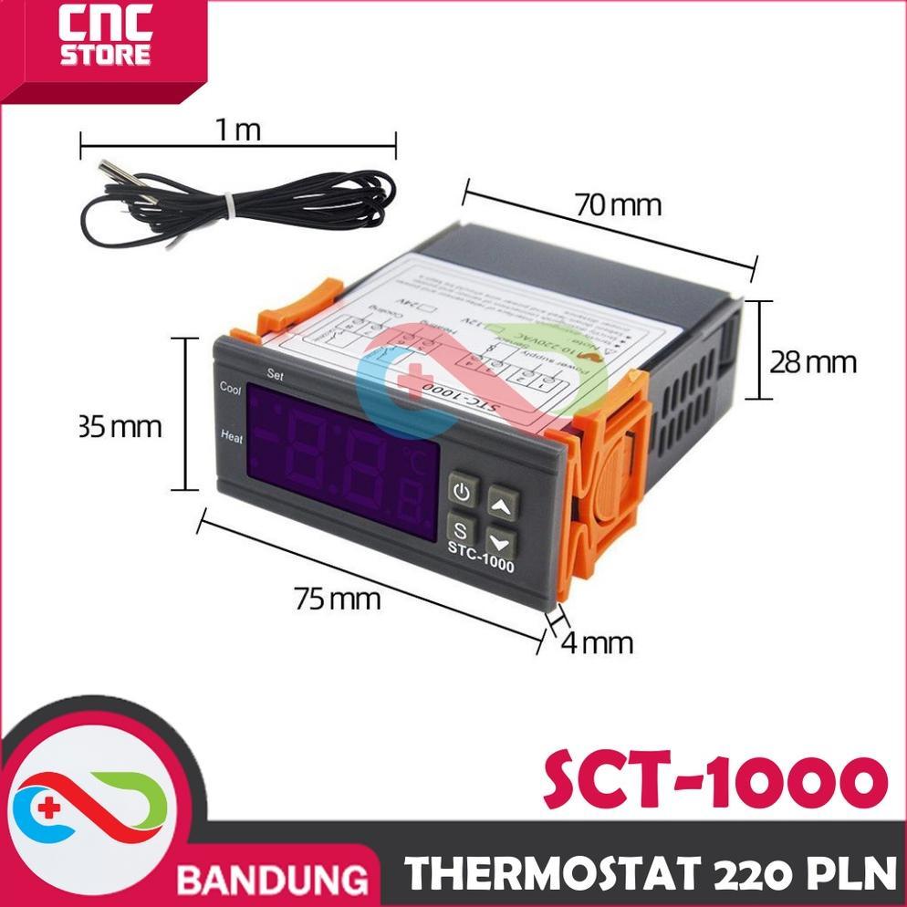 BIG PROMO STC-1000 STC1000 STC 1000 THERMOSTATE TERMOSTAT 220 PLN