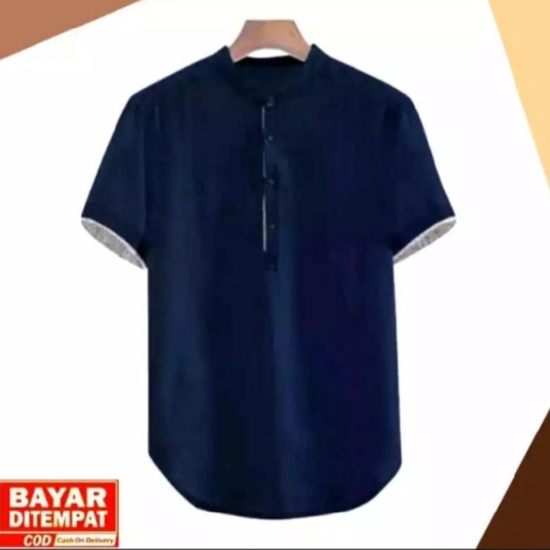 BIG SALE atasan baju kemeja laki laki-laki baju koko putih anak sd-smp baju lebaran baju koko remaja