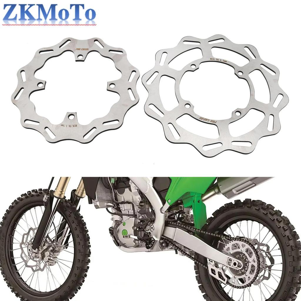 Motorcycle 240mm 270mm Front and Rear Brake Disc Brake Device For Kawasaki KX125 KX250 KX250F KX450F