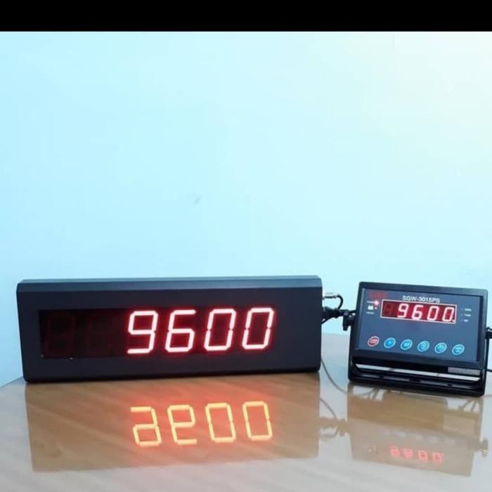SONIC Display External Timbangan Digital LED 6 Digit Warna Merah 3 Inch