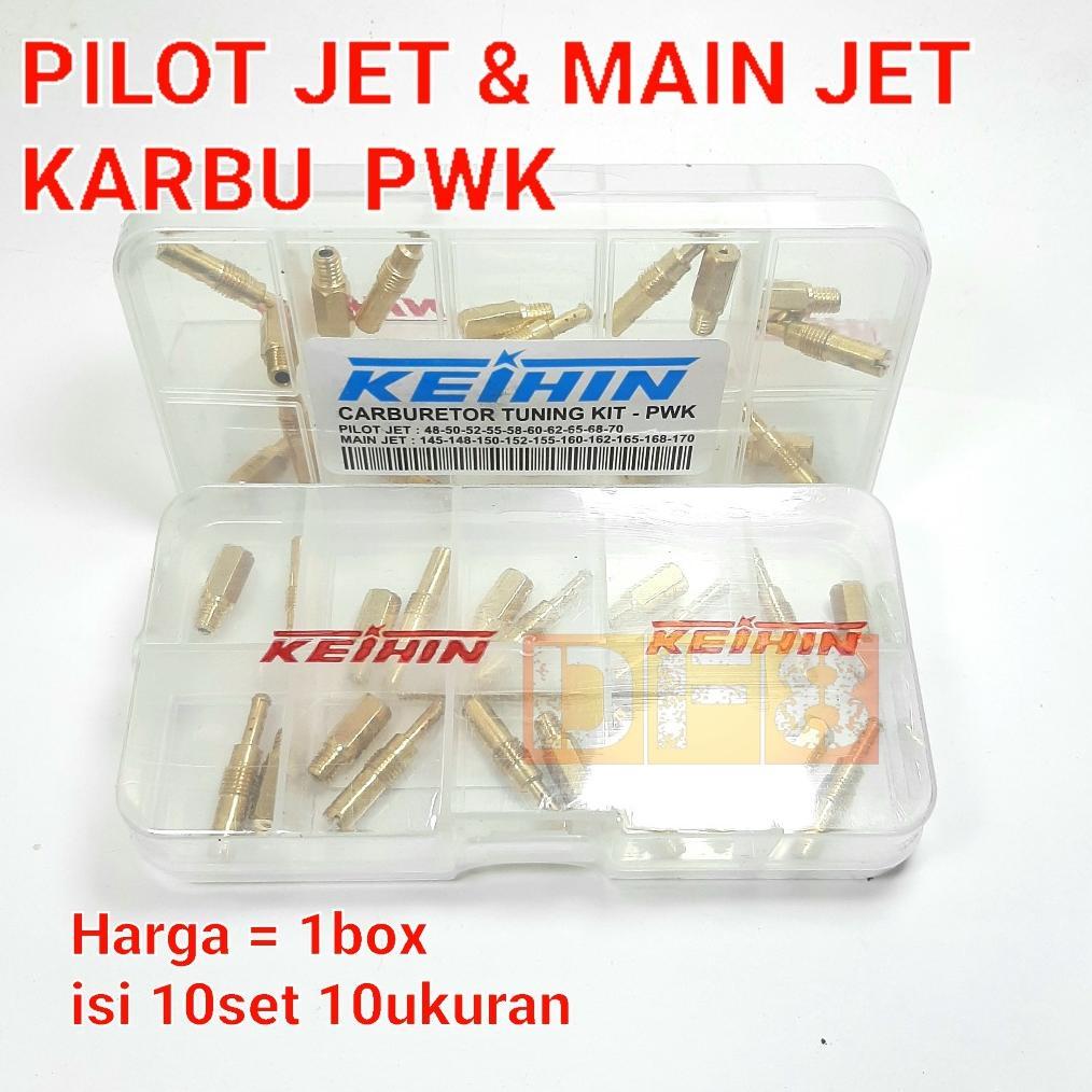 CHACHASQUARE PILOT JET MAIN JET SPUYER KARBURATOR PWK SET TUNING PER BOX PWL VESPA 2TAK TIGER GL PRO