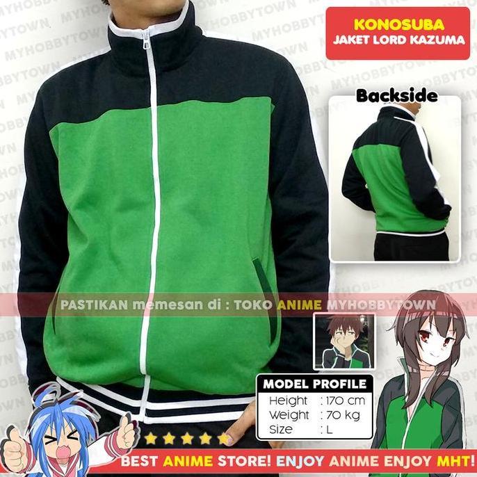 Jaket Anime Konosuba Cosplay Lord Kazuma Satou Jacket