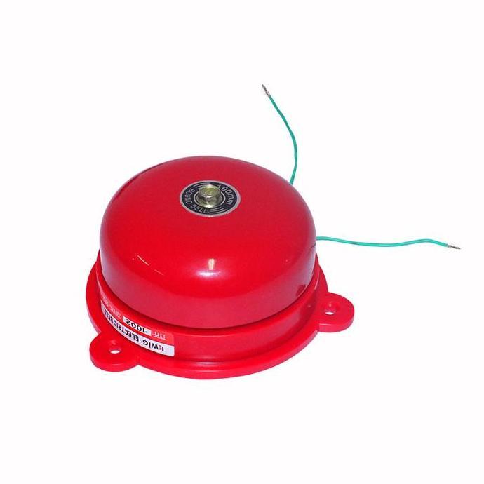 LORASTA EELIC ALB-100MM Alarm Bel Bulat Round bel Nyaring Cocock Digunakan Untuk Bel Sekolah Pabrik 