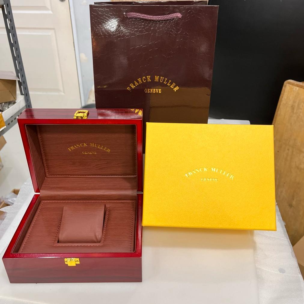 Kotak Jam Tangan Frank Muller Box Jam FM Kayu Mewah Diskon