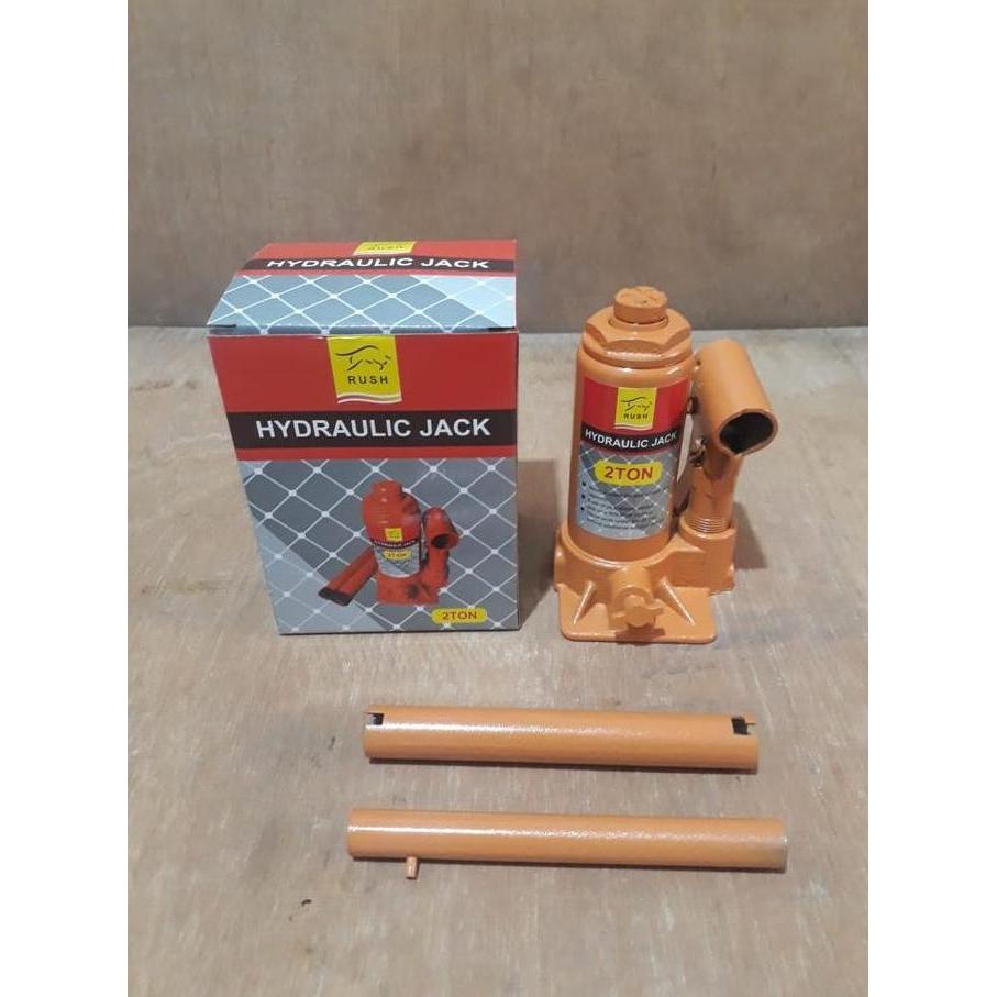 YOGSIXO RUSH Dongkrak Botol 2T 5T 10T 50T Hydraulic Jack dongkrak mobil 2 -5-10-50 Ton
