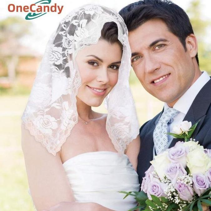 AHROKA Mantila Kerudung Katolik Mantila Katholik Mantilla Katolik Kerudung Misa Mantilla Kerudung Ka