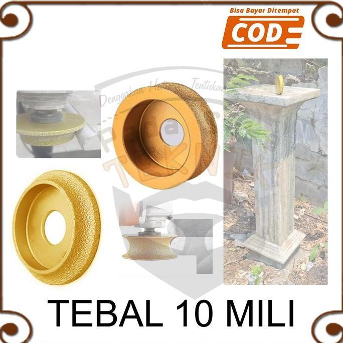 IYLBISC Mata Gerinda Bevel Cetak Profile Ukir Pilar Paras Jogja Andesit Templek Batu Alam Dinding Gr