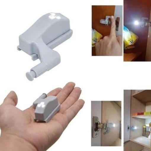 IYLBISC Lampu lemari otomatis LED engsel lemari kitchen set