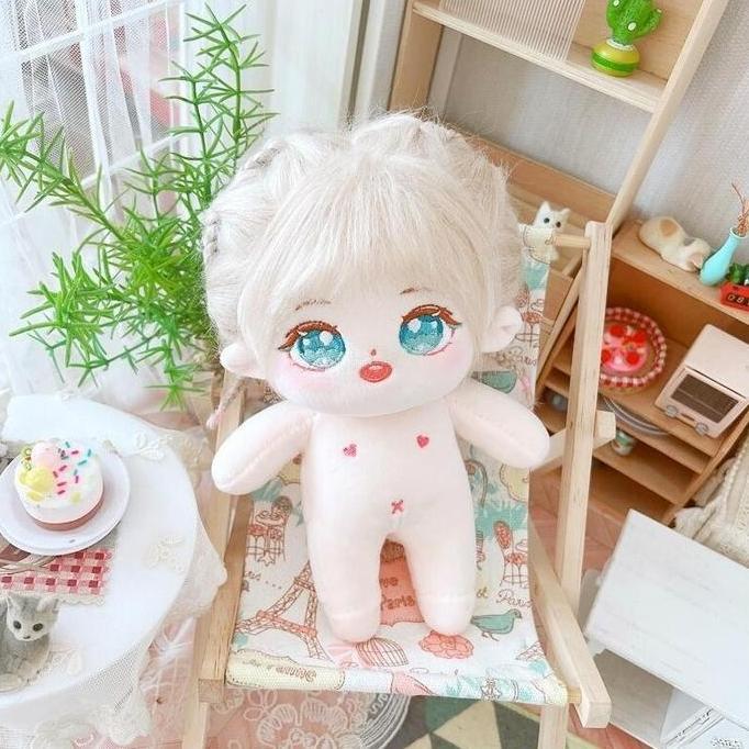 Crestinshop55 - Vinnatsu Cute Hair Doll/Cotton Doll/Skeleton Cotton Doll 20Cm/Non Attribute Naked Do